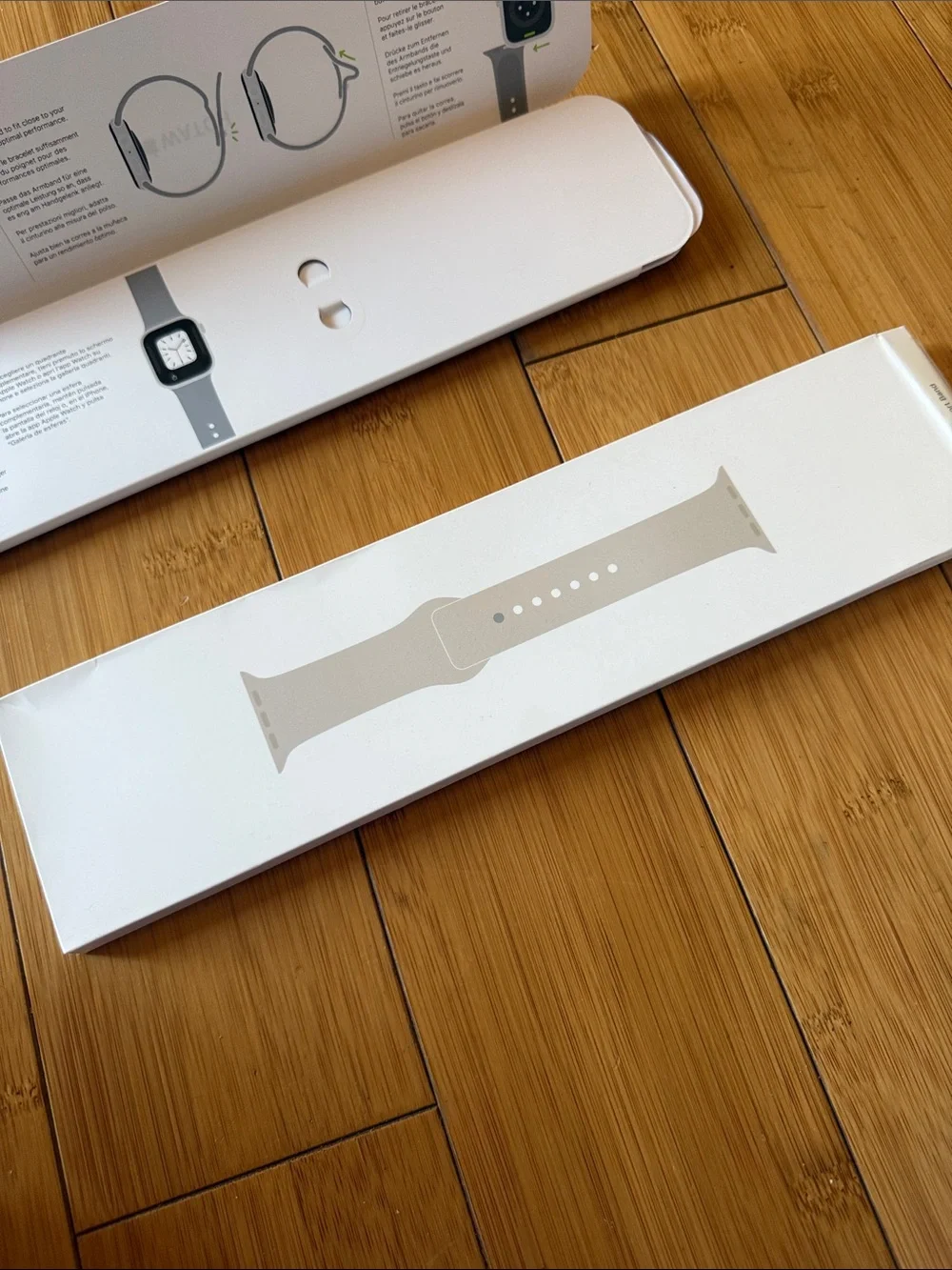 Apple Silicone Watch Band - Light Beige (Starlight Tone)